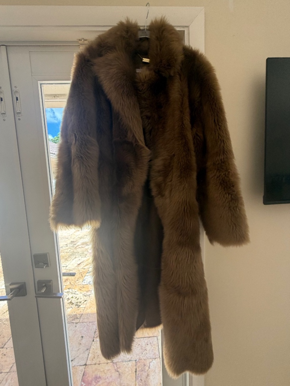 Nour Hammour Shearling Coat